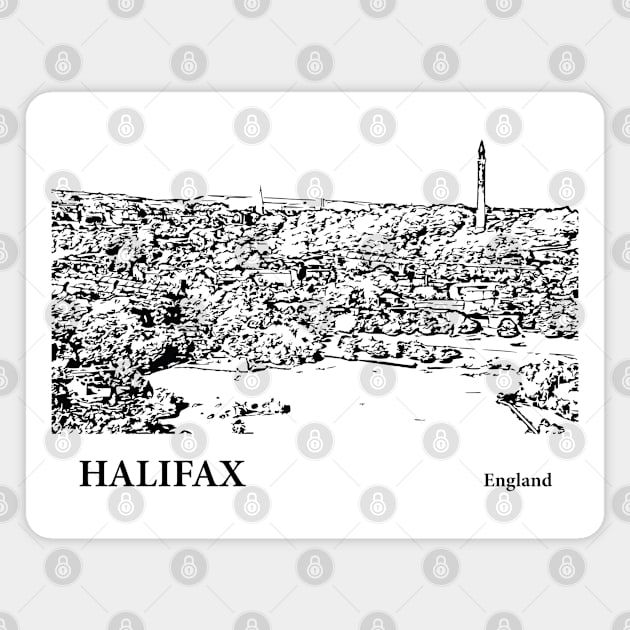 Halifax England Magnet by Lakeric